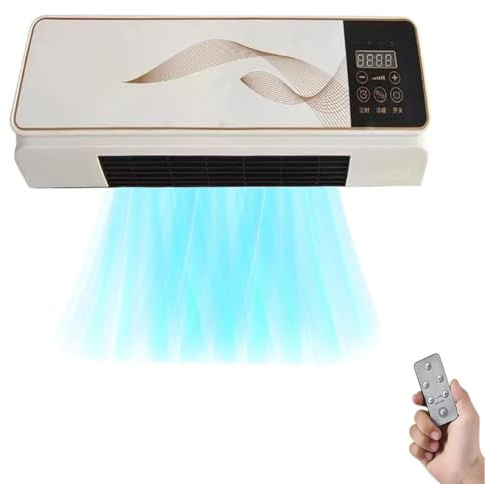 Portable Wall Mount Air Conditioner, 2 in 1 Fast Cooling and Heating, Super Quiet for Room Comfort