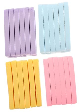 KAILIKETIY Spugne Compresse Viso Naturali Pva 48 Pezzi Colorate, Scrub Viso Tondo Esfoliante, Dischetti Struccanti Riutilizzabili Per Viaggio e Uso Quotidiano