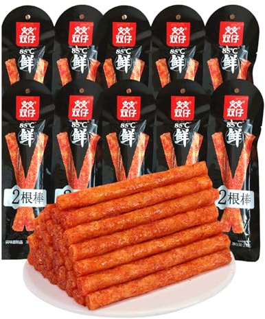 BaiLiSnacky Bastoncini Latiao Snack Piccanti E Piccanti18g*10Pcs – Snack Autentico Cinese | Vegetariano | Classici Cinesi Latio Snack