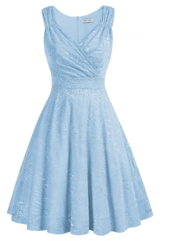 GRACE KARIN Elegant A-line Lace Dresses for Women UK Wedding Guest Cocktail