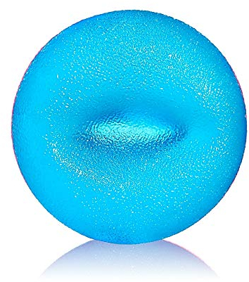 Youri Soul Handtherapie-Ball - Finger Hand Stress Ball für Muskelverspannungen, Krafttraining, Stärkung Therapie, Arthritis Schmerzlinderung, 1 Stück Squeeze Ball (Blau - fest)