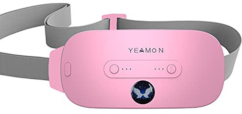Portable Cordless Heating Pad for Cramps, Electric Waist Belt Device, Fast with 3 Heat Levels and 3 Vibration Massage Modes,Back or Belly Heating Pad for Women and Girl
