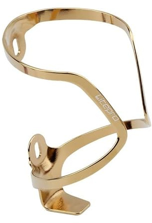 WABTU Porta Borracce MTB Portabottiglia for Acqua in Lega di Alluminio della Bicicletta Compatibile con portabottiglie ad Acqua Ultra-Leggera sotto 70mm Portaborraccia Bici (Color : U Model Gold)