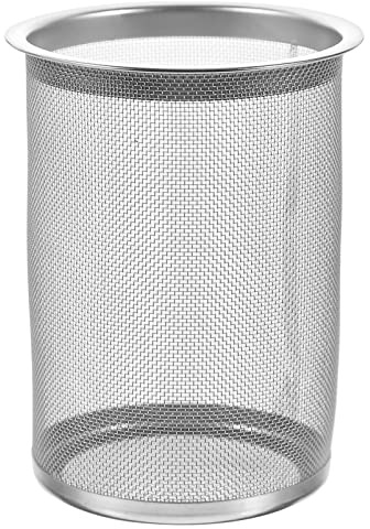 Filtre à Thé en Acier Inoxydable Argenté, Infuseur pour Théière | Thé en Vrac et Herbes, Accessoire de Théière, Maille Fine, Format 1 Pièce