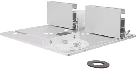 SABUIDDS Frästisch Einlegeplatte aus Aluminiumlegierung Frästisch für Oberfräse mit Halterung und Fasenmoment Tischfräse Einlegeplatten mit Gehrungslehre für Heimwerker & Ingenieure