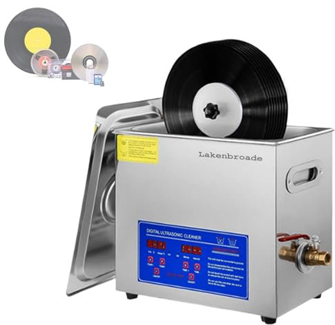 WEIMILOR Kommerzieller Ultraschallreiniger, digitaler professioneller Ultraschallreiniger für Edelstahllabors, 6,5 l großer Ultraschallreiniger für Schmuck, Uhren, Autoteile, Vergaser