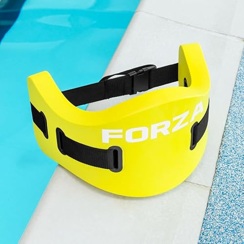 FORZA Jogginggürtel zum Schwimmen | Einstellbare Auftriebsunterstützung für Wassertraining | Ideal für Aqua-Aerobic, Rehabilitation und Fitness | Erhältlich in Rot, Gelb und Blau
