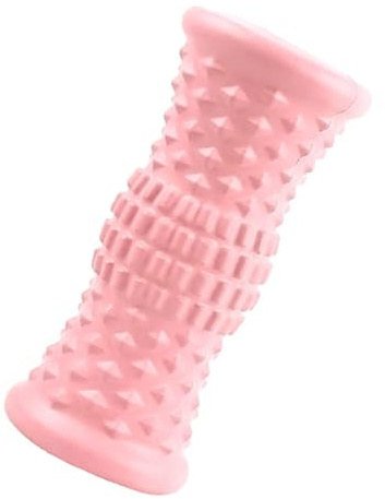 KIXZSAZ Massage Roller Universal Entspannende Rollen Einfarbig Massage Gerät Frauen Männer Körperpflege Fuß Bein Muskel Massager, Rosa