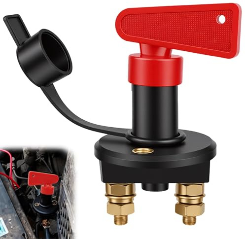 Interruttore di disconnessione della batteria 12 V con chiavi