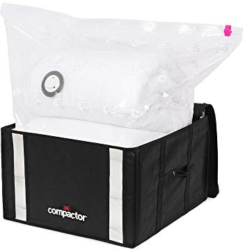 Compactor – Housse de Rangement sous Vide Taille M Format Compact – Compression vêtements et oreillers – Rangement vêtements