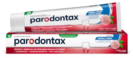 Parodontax Herbal Fresh Pasta de Dientes, Ayuda a Detener y Prevenir el Sangrado de Encías, Sabor a Eucalipto y Menta, 75 ml
