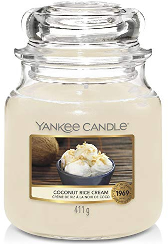 Yankee Candle, Cera, Coconut Rice Cream, Candele in Giara Media, 411 Unità