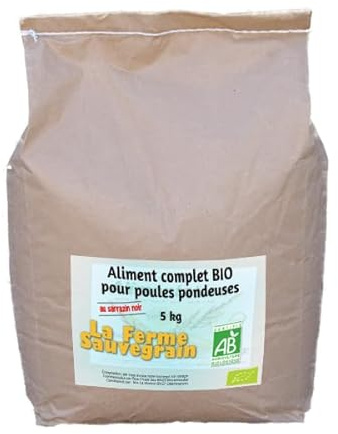 Aliment Complet Bio pour Poule pondeuse - 5kg