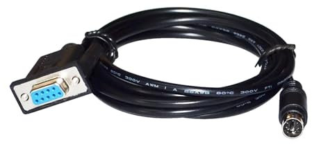 AJOHBM FTDI FT232RL Puce USB vers PS/2 Mini DIN 6P MD6 Adaptateur RS232 câble de Communication série for série SCH ~ Eider SEPAM vers câble PC (Size : 1.8m, Color : DB9-MD6(NO Chip))