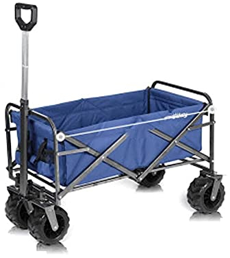 Laundry Trolley Handcart, Portable Trolley Shopping Small Truck Camp Camp Folding Portable Vegetable Home Pull Car Pull Rod Hand Drawn Trailer,Can Be Used For Outdoor Camping,Garden/Economic vision
