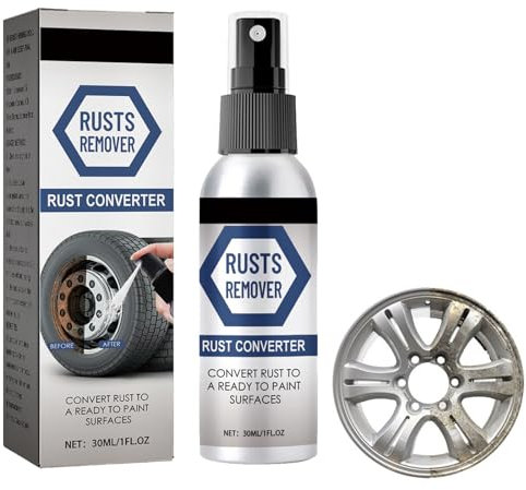 TUKNN Anti Rust Conversion Agent Spray,Rust Converter for Car,Ironfree Rust Converter Spray,Multifunctional Metal Rust Remover,Rust Converter Car Maintenance,Rust Removal Converter Metallic Paint