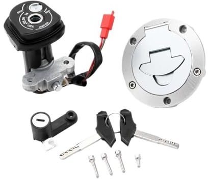 TBUOIUE Tankverschluss 1 Set 12V Motorrad Schalter Kraftstoff Tankdeckel Abdeckung Für Y&AMAHA YZF R15 MT15 MT-15 2015-2016