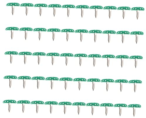 CIYODO 50 Stück Stoffnägel Zweibeinige Nägel Dekorative Nägel Kreative Nieten DIY-Materialien