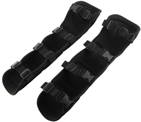 Tbest Rodilleras, Espinilleras de Motosierra con Ventilación, Protección de Alta Resistencia, Acolchado Resistente para Trabajo, Jardinería,
