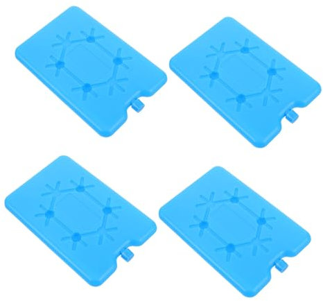 NAMOARLY 4pcs Ice Packs for Lunch Boxes Picnic Baskets Outdoor Ice Crystal Box Blocks Cooler Packs Reusable Freezer