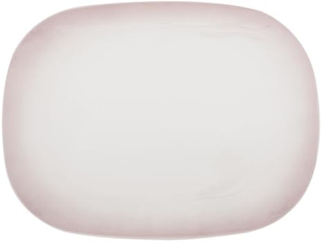 Villa Altachiara Piatto Da Portata Rosa, New Bone China, 38 Cm, Ideale Per Tavola Stilizzata, Collezione Primavera, Linea: Primavera