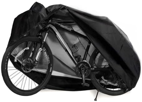 Amacoam Fahrradabdeckung Waschbar Fahrradschutz Fahrrad Abdeckung 210D Groß Fahrradabdeckung Wasserdicht Fahrradgarage Innenbereich Staubdicht Fahrradschutzhülle Fahrradhüll für Fahrräder Mountainbike