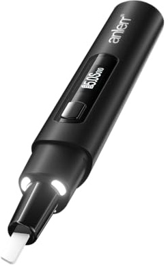 HeatX Hot Knife Dab Tool by Anlerr - Thermometer Electric Hot Knife with Spotlight – Precision Dab Tool for Wax & Concentrates, LED Display, Dabbing Made Easy in Low Light (HeatX Hot Knife)