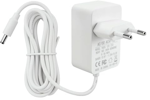 15W Alimentatore per Echo Dot Binghe 12V 1.25A Alimentatore, 15W Cavo di alimentazione per Echo Dot 3a, 4a e 5a Gen, Echo Show 5 1a e 2a Gen, Echo Spot, Echo Pop, Echo Plus, bianco