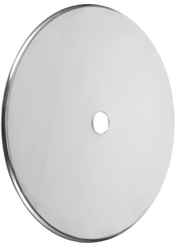 Healeved Adattatore Inossidabile da per Anello in Induzione Acciaio Piastra e Argento Design Anti-trabocco Facile Pulire 28,5cm Fornelli