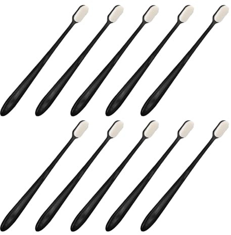 SEWACC Lot de 10 Brosses de Nettoyage pour Coquille de Tortue Poils Souples Manche Long Brosses Gratte-Dos Réutilisables Accessoires pour Reptiles et Aquarium Fourniture Santé