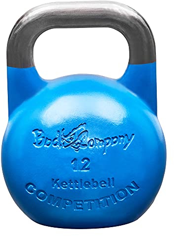 Bad Company Competition Kettlebell I Kugelhantel aus Stahl I Schwunghantel Workout in verschiedenen Gewichtsstufen I 12 kg