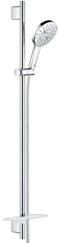 GROHE Rainshower 130 SmartActive | Handdusch 3 strålar Duschstångset (vattenbesparande funktion) 130 mm / 900 mm Krom