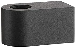 SLV Applique murale FITU CUBE WL/éclairage mural intérieur, luminaire encastré, plafonnier / E27 20 W noir acier