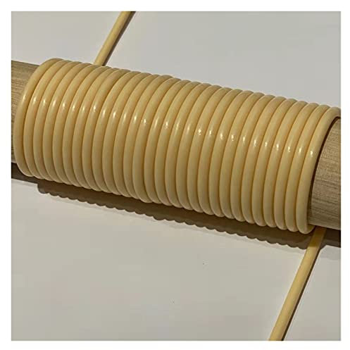 uyeoco 80m * 2.5mm Gradient Plat Rotin Synthétique Osier Rotin en Plastique Osier Matériel De Réparation pour Meubles Chaise De Jardin Table Panier De Rangement Bricolage Et Réparation