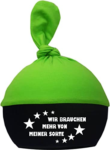 Baby 1-Zipfelmütze Multicolor (Lime-Navy) (Gr. 1 (KU: 35-42)) Wir brauchen mehr von meiner Sorte