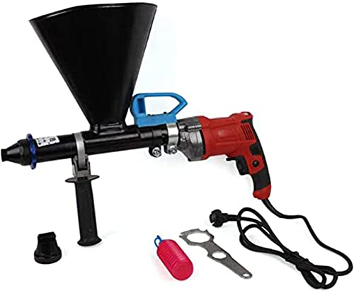 ALSUP Pistolet électrique pour Le jointoiement du mortier, applicateur Portable de positionnement de Briques et de Ciment avec Buses Plates et Rondes,110V