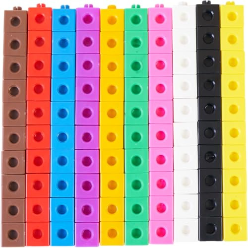 DOHE Educa-Spel Spets Kuber för barn (100 st), Flerfärgad, 24 x 10,1 x 4,1 cm (01007)