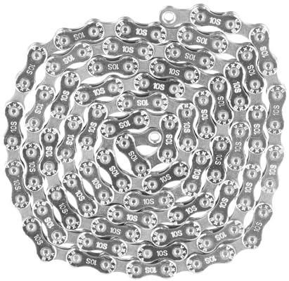 Fahrradkette 10-fach 116 Glieder, Fahrrad Kette 1/2 x 11/128 Inch, Spezialstahl Bike Chain, Mountainbike-Kette für für Straßen- und Bergrennen, Kompatibel mit Shimano SRAM Campagnolo (10-fach)