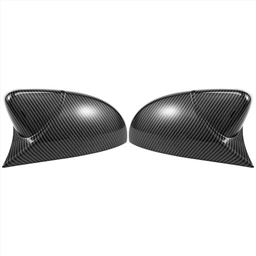 YPLVWSOYQ Kompatibel Mit VW Für Scirocco 2009 2010 2011 2012 2013 2014 2015 2016 2017 2018 Seitenflügel Rückspiegel Ox Horn Abdeckkappe Autozubehör Gehäuse Auto-Rückspiegel