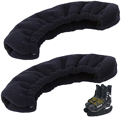 INOOMP Rollschuh Kufenabdeckung Aus Oxford Stoff Mit Flusenfutter Schlittschuhschoner Paar Komfortabler Kufenschutz Für Eishockey Und Eislauf