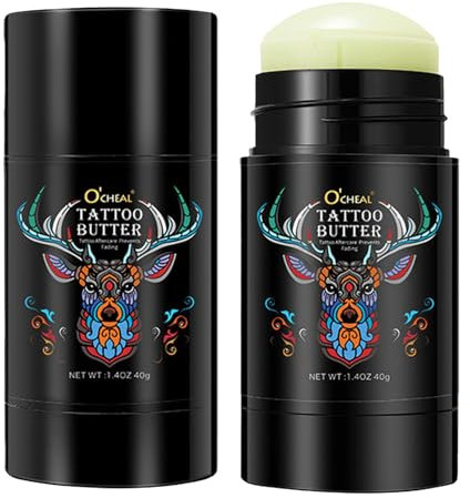 Xvbhaq Crema para tatuajes, crema hidratante natural para tatuajes, crema hidratante natural, para la curación de tatuajes, blanqueamiento de tatuajes, piel de tatuaje, hidratante, suave para hacer la