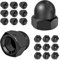 Qrity 20 Piezas Tuercas De Sombrerete, M5 Tuercas Ciegas Hexagonales, Tuercas de Bellota para Proteger Roscas y Pernos