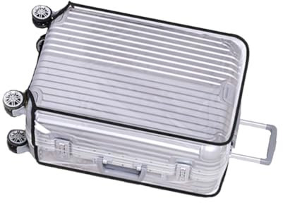 minkissy Coprivaligia Protettiva Trasparente Per Valigia Da Viaggio Coprivaligia Per Trolley e Borsa Protettiva Protezione Per Valigia