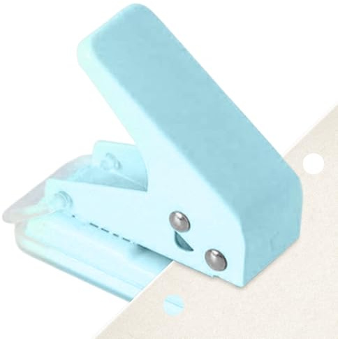 Perforateur À Un Trou,Petite Perforatrice Pour Étiquettes - Outil De Perçage Facile Pour Scrapbooking Et Fournitures De Bureau Pour Carnets, Cartes De Vœux, Albums Photos, Étiquettes Pour Vêtements,