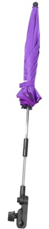 CONGARTENO Sombrilla para Cochecito Niña con Protección UV Paraguas Multifuncional para Carrito Infantil Fácil Instalación Color Resistente al Sol