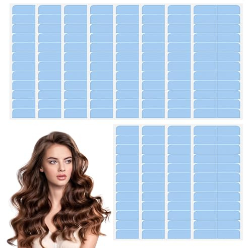 288Pcs Hair Extension Adhesive Tapes, Double Sided Hair Extension Tape Tabs | 4 x 0.8cm,Invisible, Thin, Waterproof Double Sided Adhesive Tapes in Hair Extensions, For Hair Extensions Wigs and Hairpieces