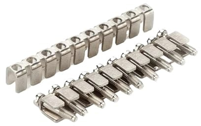 10 pezzi FBI 10-6 Accessori for morsetti a ponte fissi for UK2.5B UK5N DIKD1.5 UDK4 UKK5 UKKB5 Morsettiere for guida DIN
