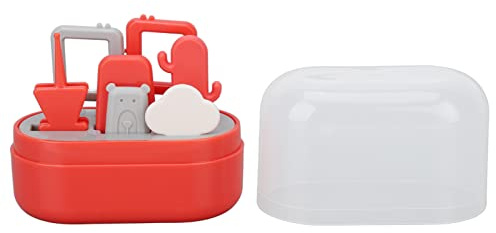 OKOVO Juego de cortaúñas para bebés Kit de cortaúñas para bebés lavable de seguridad profesional con estuche lindo Rojo
