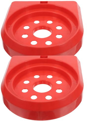 FESTFENDS 2 bases de soporte para extintores, soportes de plástico antideslizantes para almacenamiento de extintores de 3 a 8 kg, de suelo compatible con aplicaciones marinas, de garaje y