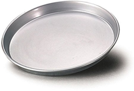 FASA Tortiera Bassa Alluminio Puro Altezza 3cm Stampo per crostata Uso Professionale (28cm)